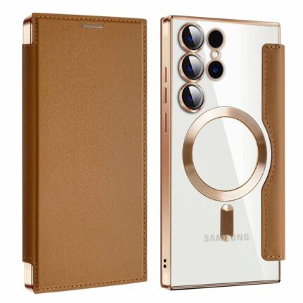 Premium Samsung Flip Leather Transparent Cases now in stock,