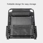 Adjustable Folding Bed Backrest Chair for Adults Support Neck and Head Multifunctional Seat for Exercise and Reading Breathable Fabric 7 Adjustable Positions - Image 8