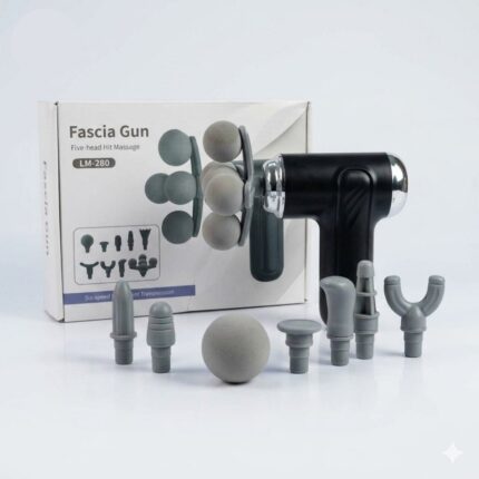 Five Head Hit Deep Tissue Fascia Massage Gun